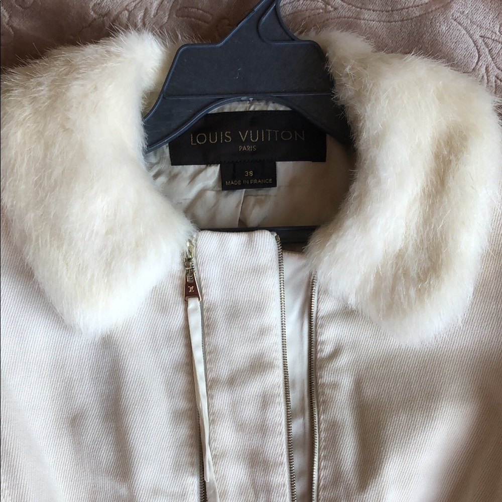 Louis vuitton white jacket
